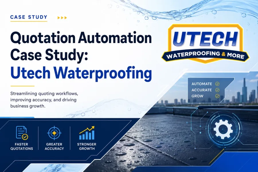 Quotation Automation Case Study: Utech Waterproofing