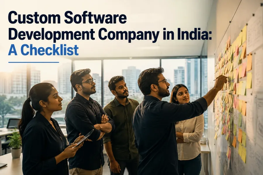 Custom Software Development Company in India: A Checklist