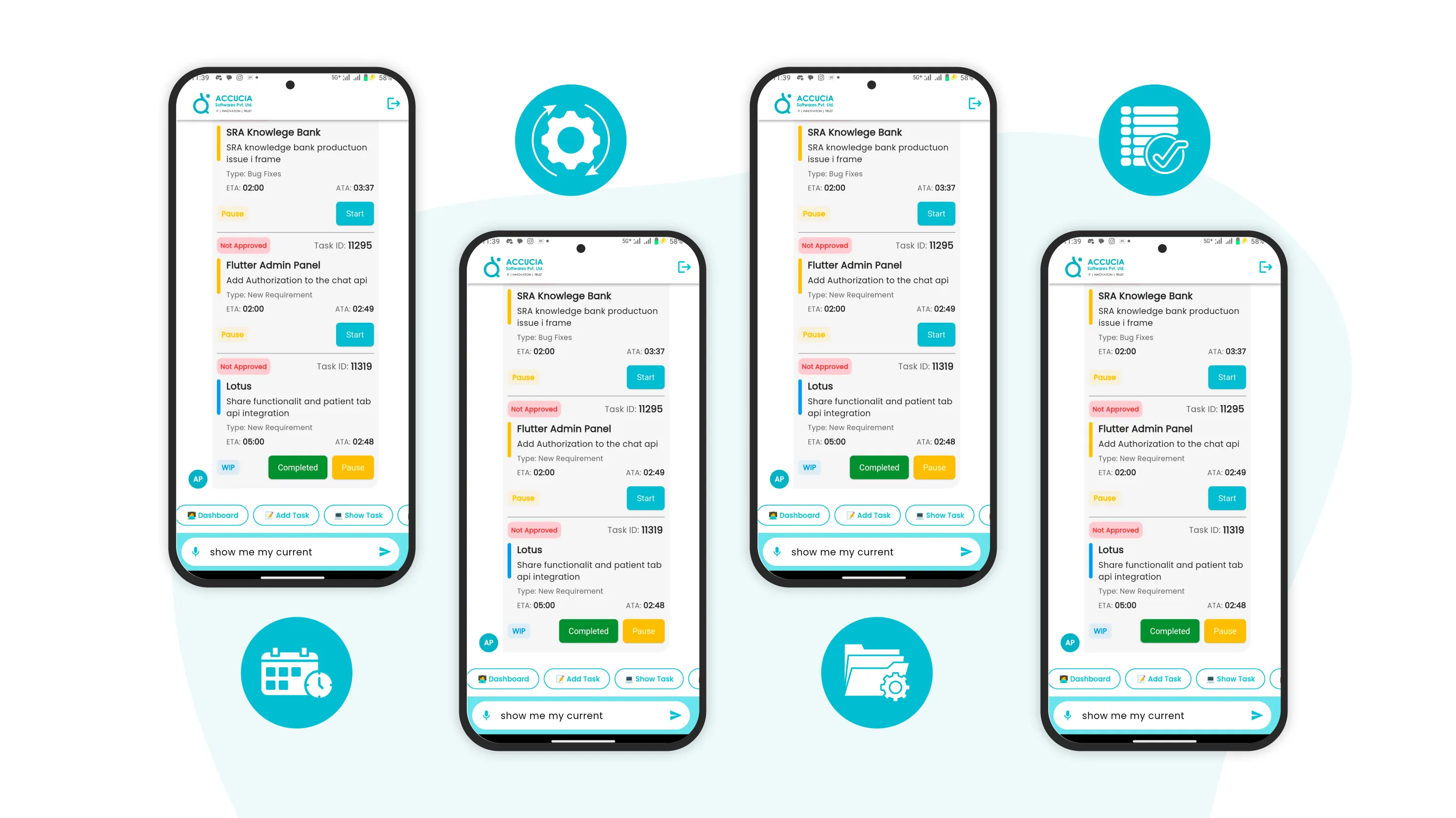 Accucia PMS - AI-Powered Project Management System - AI Development & Automation project by Accucia