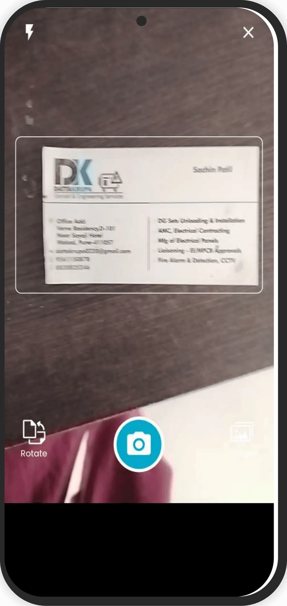 Card Scanner Screenshot 2