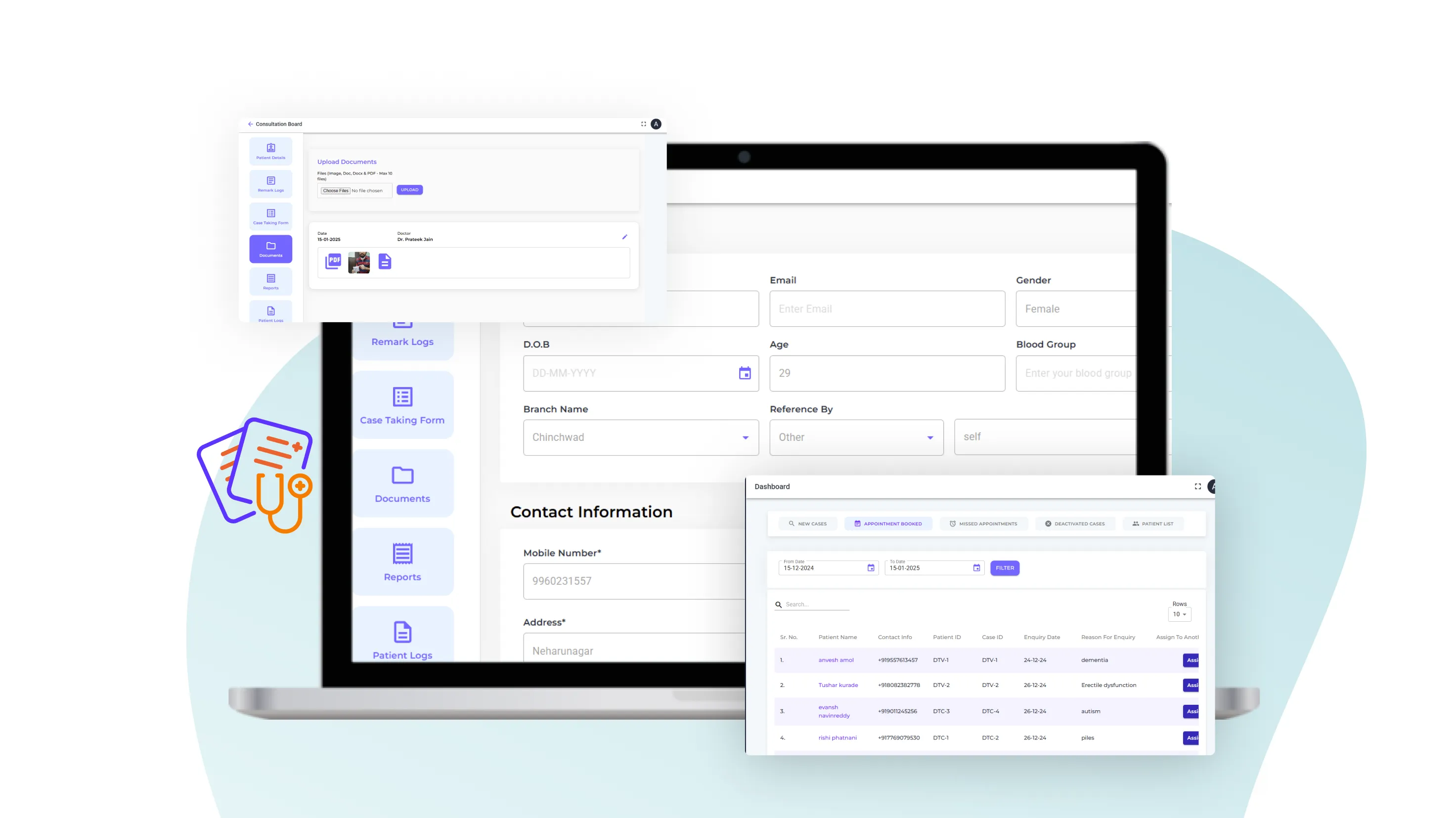 Dr. Tathed's Homeopathic Clinic Management System - Custom Software Development project by Accucia