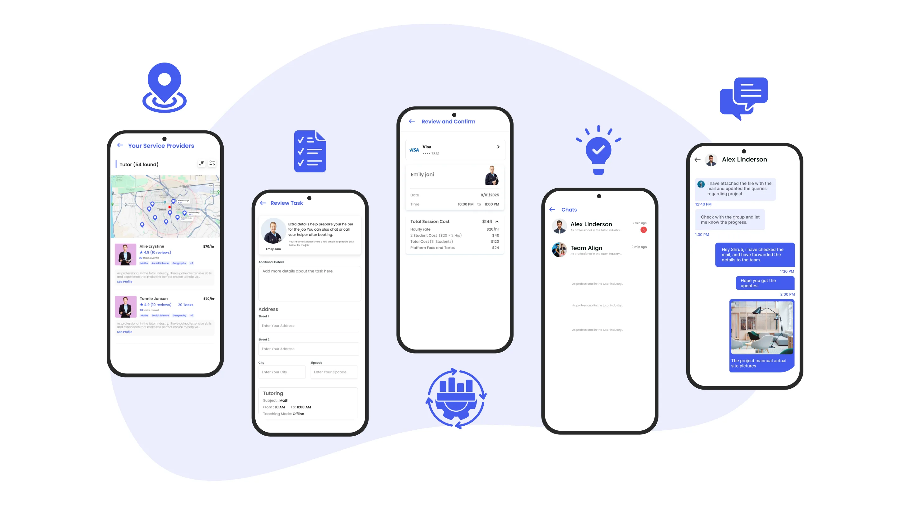 HeyHelpy - Tutoring & Babysitting Service Platform - Mobile App Development project by Accucia