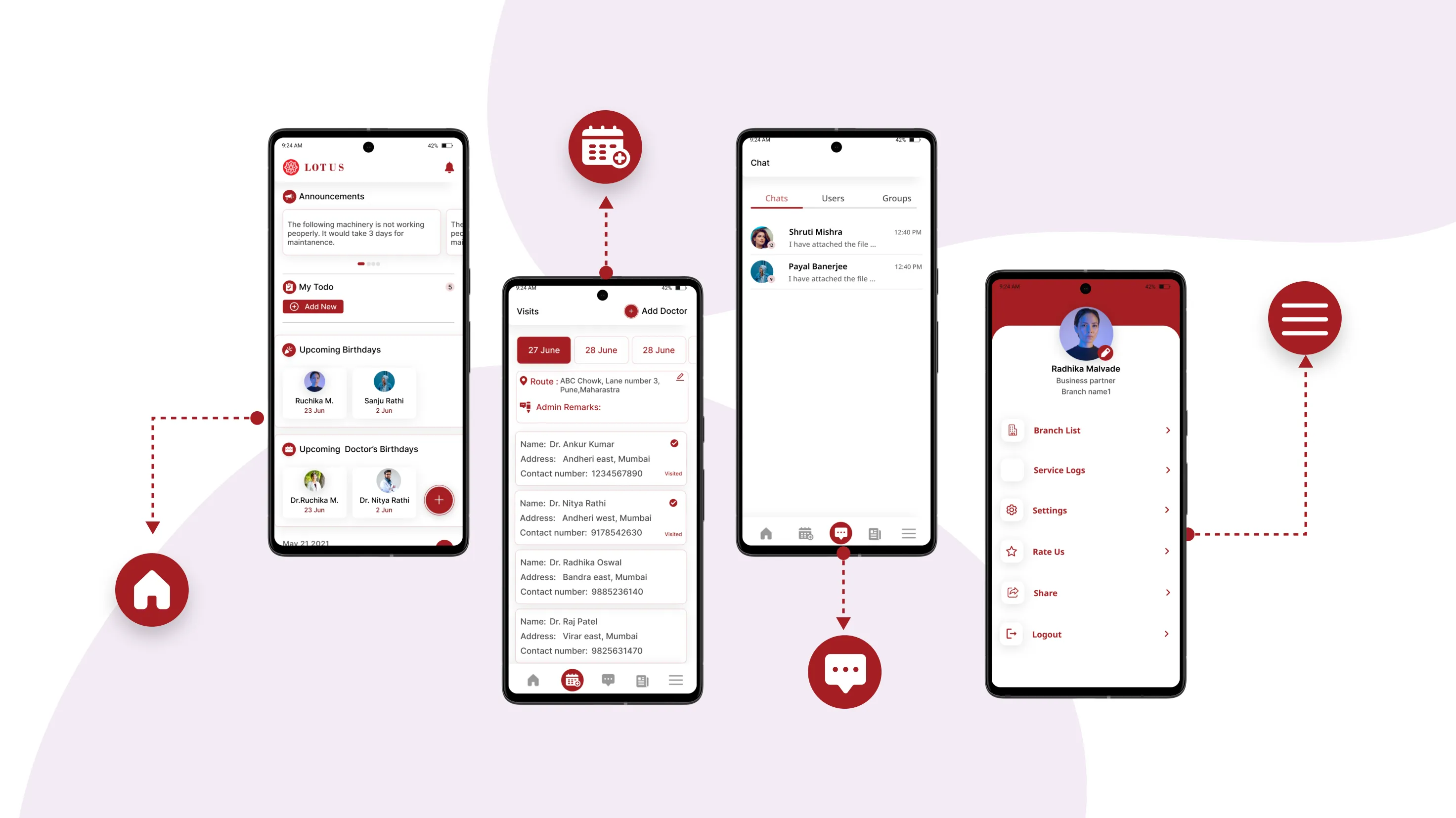 Lotus Hospital - Complete Multi-Branch Hospital Management System - Custom Software Development project by Accucia