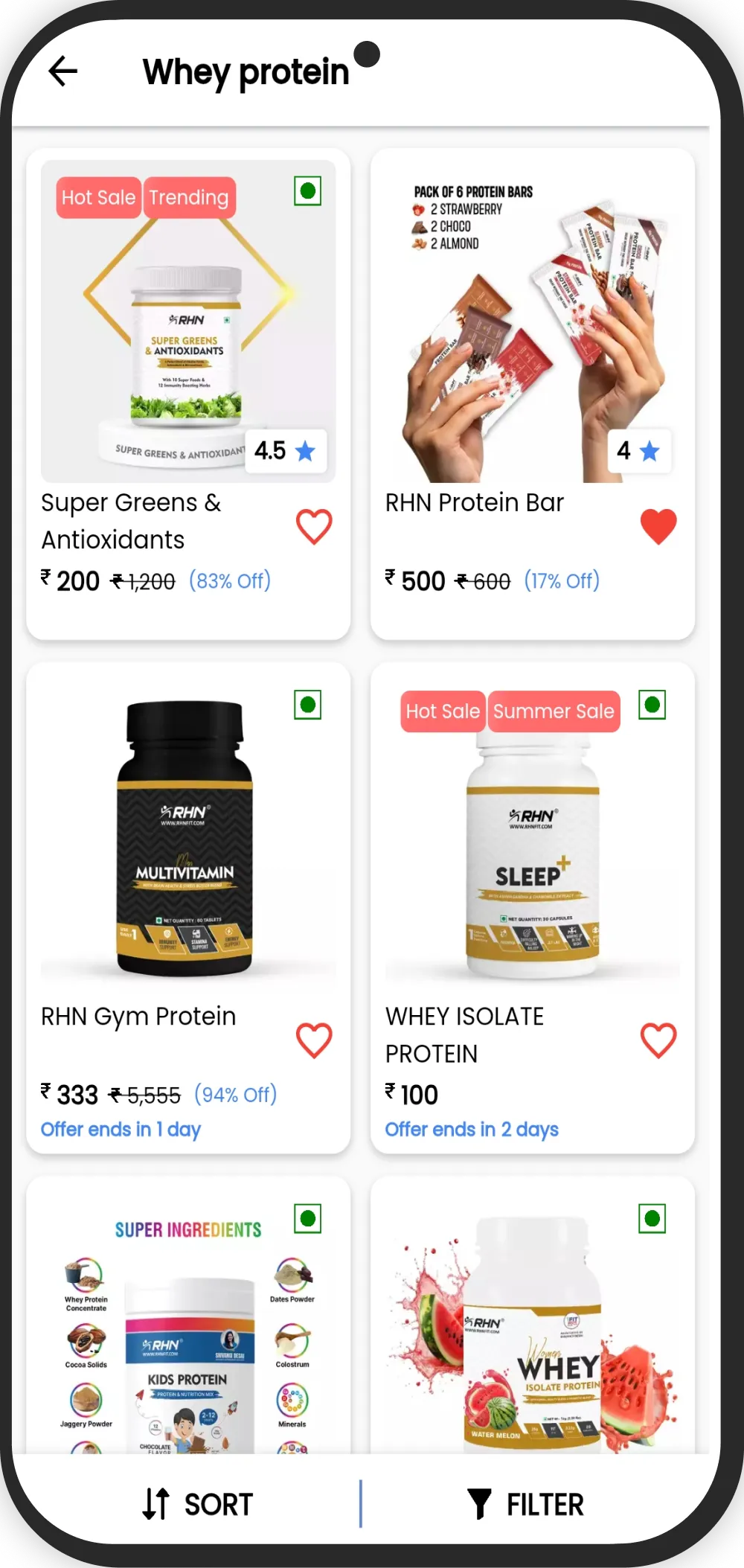 RHNfit Mobile App Screenshot 5
