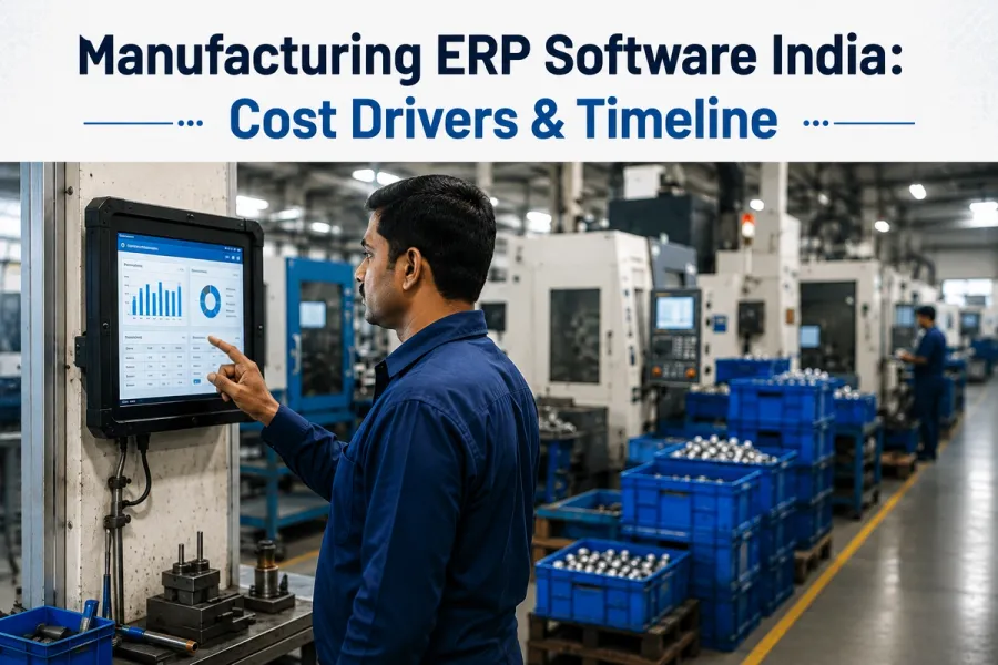 Manufacturing ERP Software India: Cost Drivers & Timeline