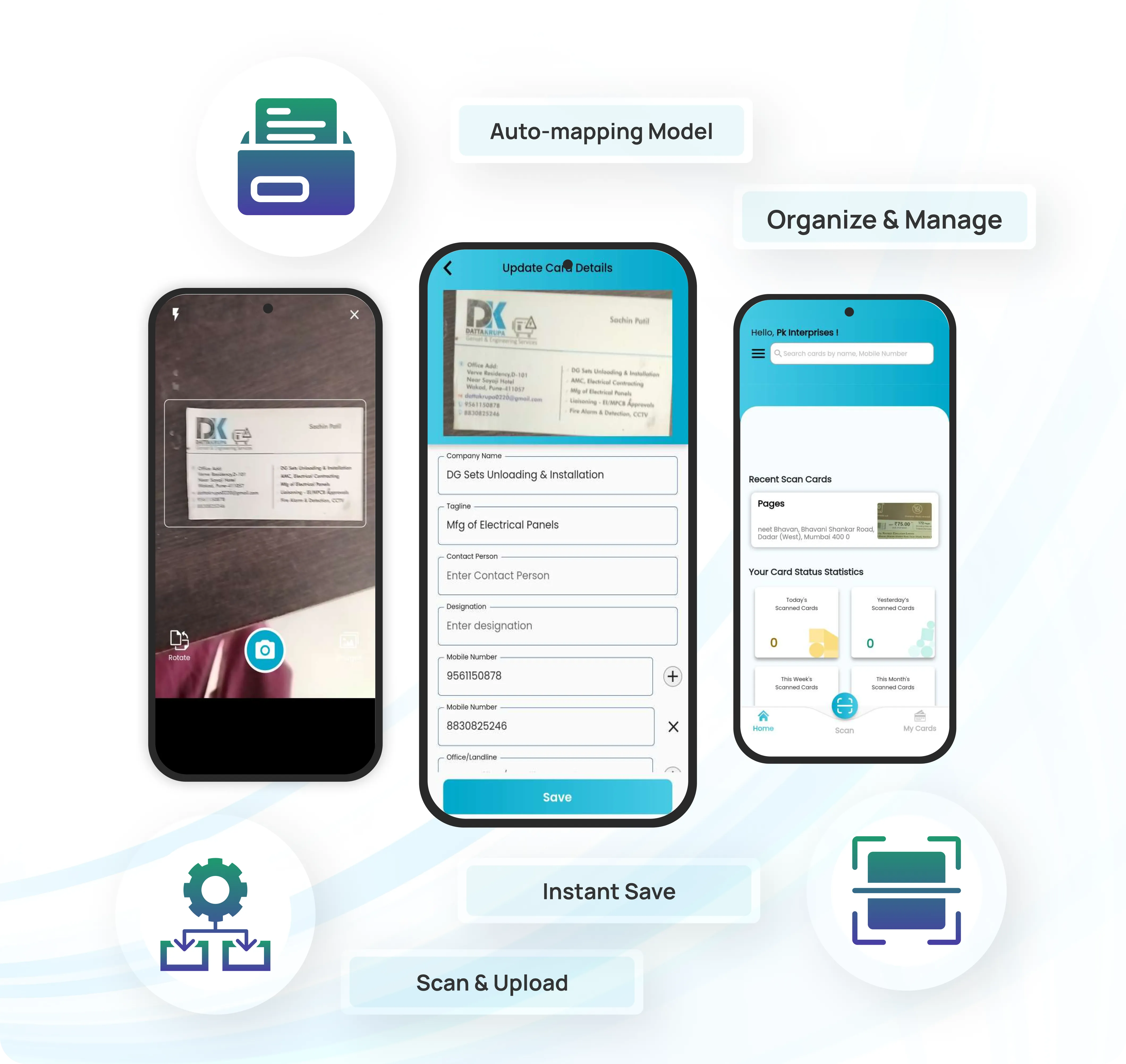 Card Scanner - AI-Powered Business Card Management