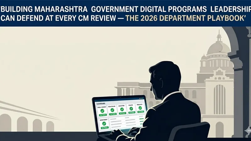 Building Maharashtra Government Digital Programs Leadership Can Defend at Every CM Review — The 2026 Department Playbook