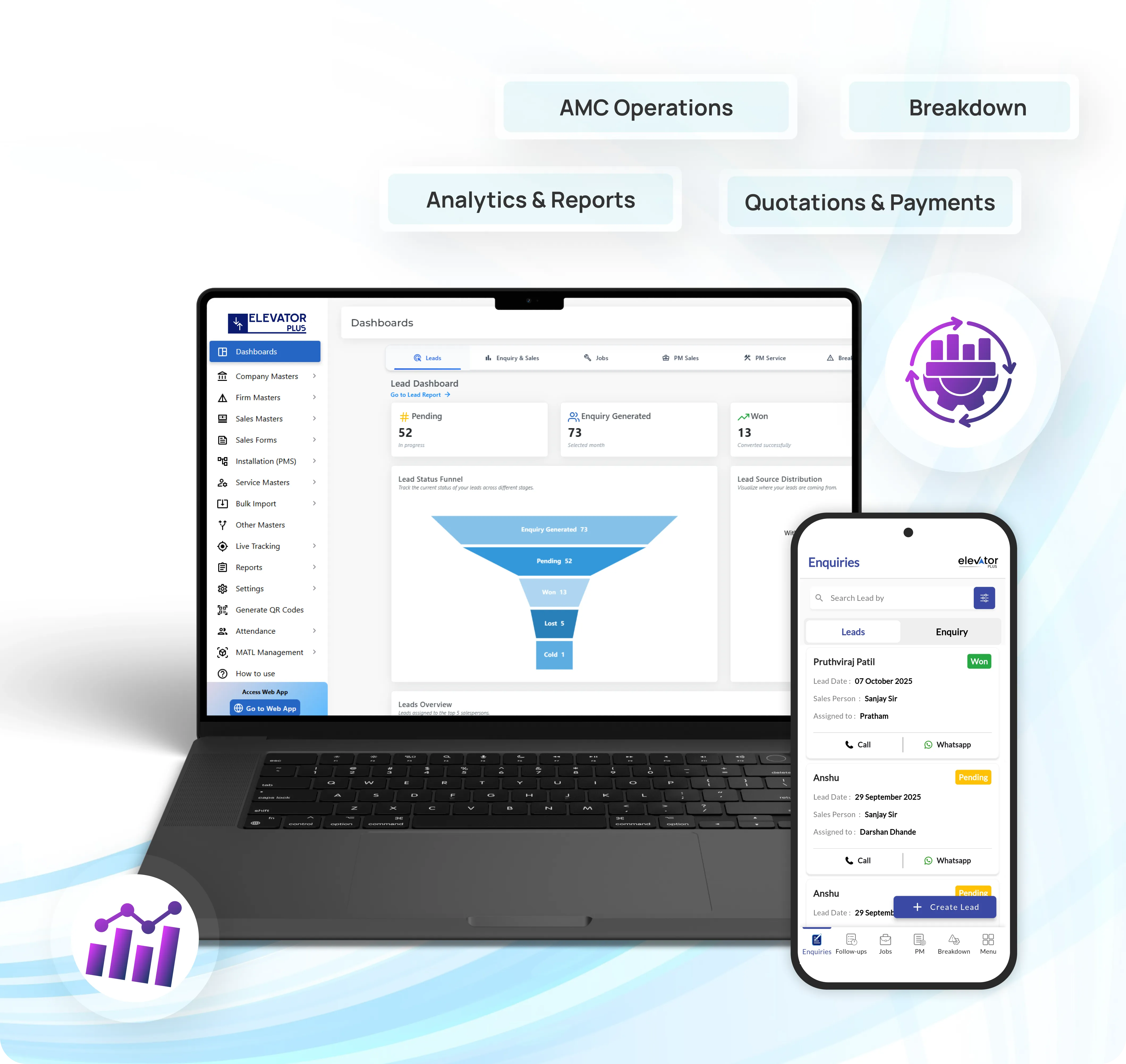 ElevatorPlus - World's Most Trusted Elevator Business Automation Software