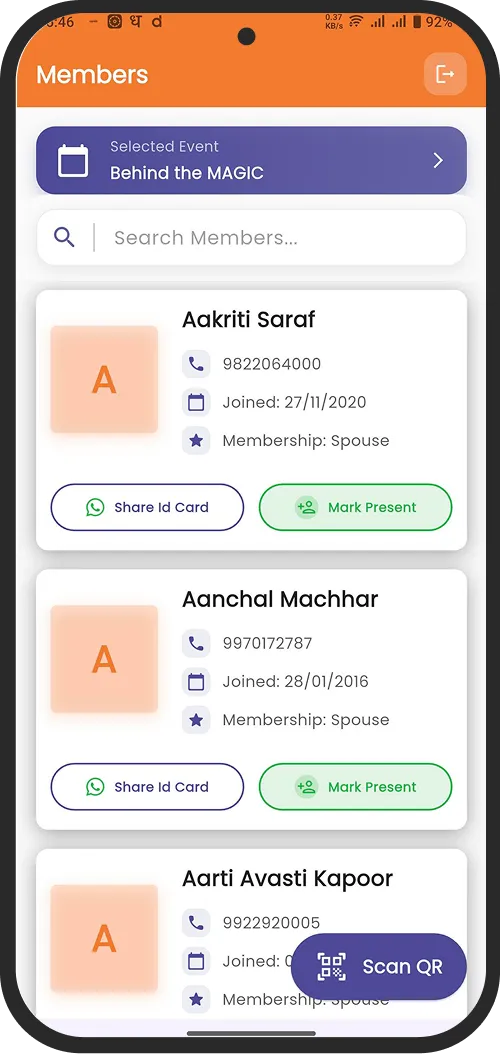 EO Pune Mobile App Screenshot 2