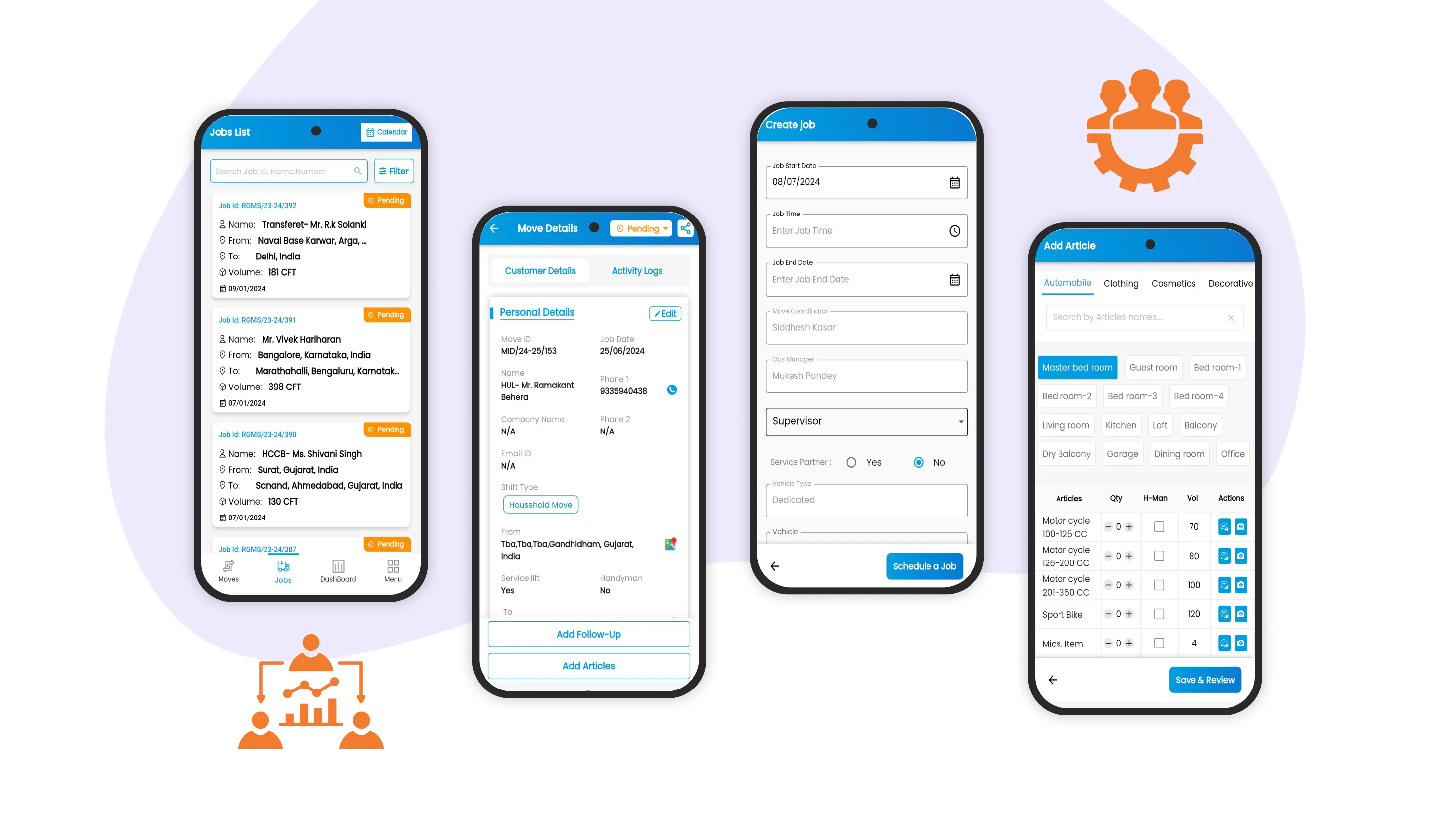Relocare - Complete Relocation Management Platform - Mobile App Development project by Accucia