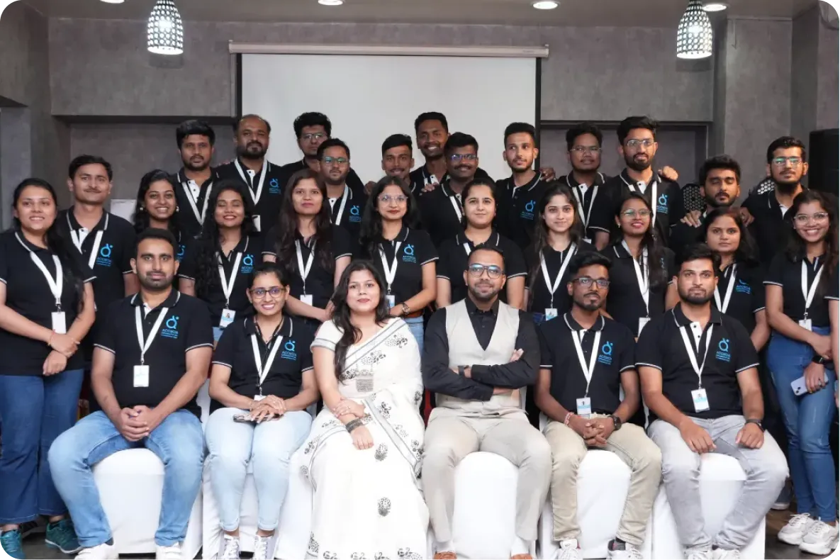 Accucia Softwares development team at Wakad Pune office