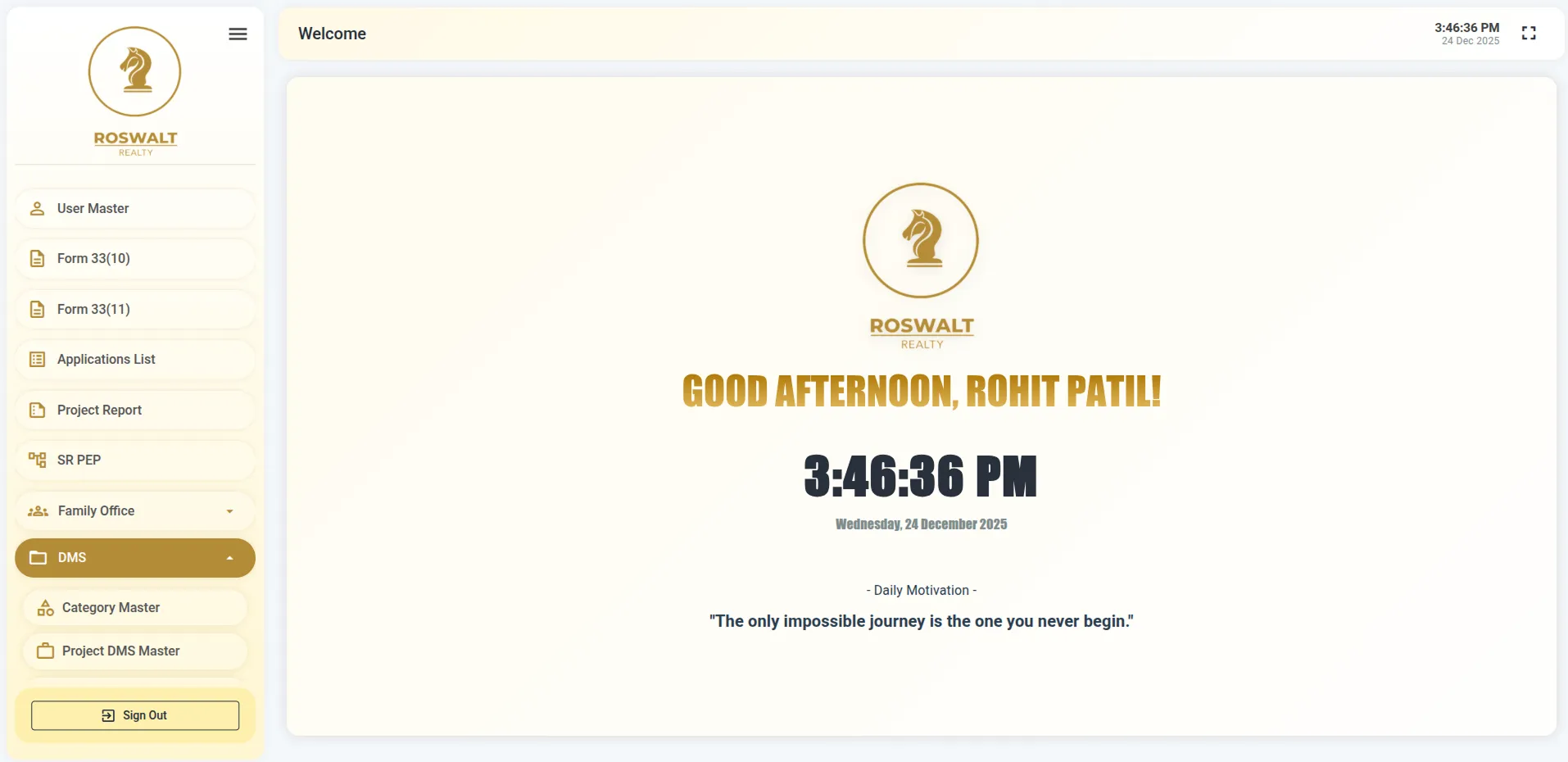 Roswalt ERP Analytics